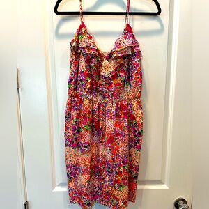 Floral spaghetti strap dress